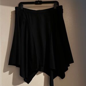 Club Monaco Asymmetrical Black Skirt